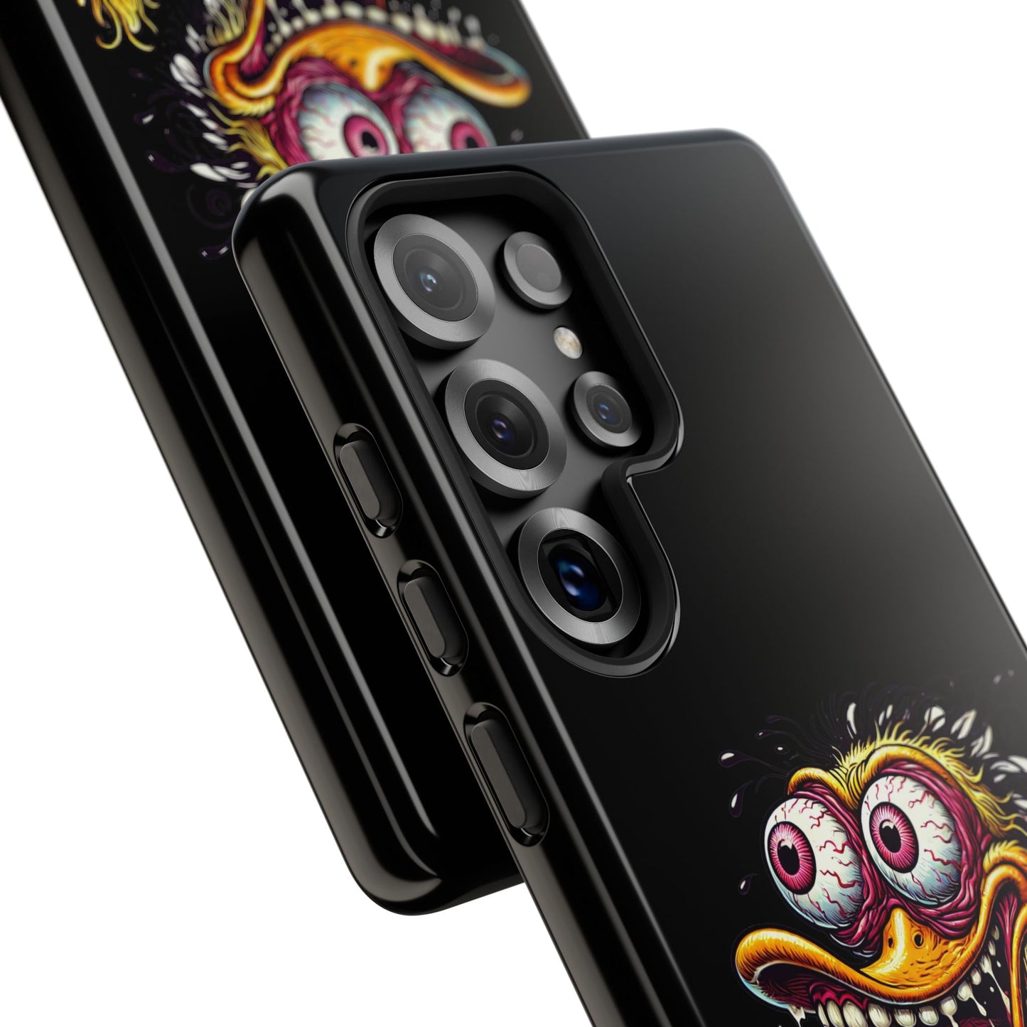 Duck Monster Phone Case — Crazy Cartoon Eye Duck Shock Design Tough Case