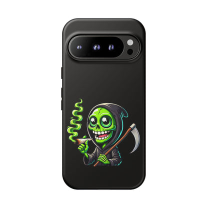 Grinning Green Reaper Phone Case