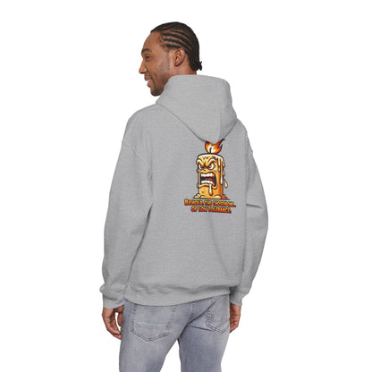 Hoodie — Spicy Candle Melt Comic Design (“Because I’m Candles and... My Tolerance”)