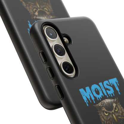 Moist Owlette Phone Case — Funny Owl Graphic Protective Case