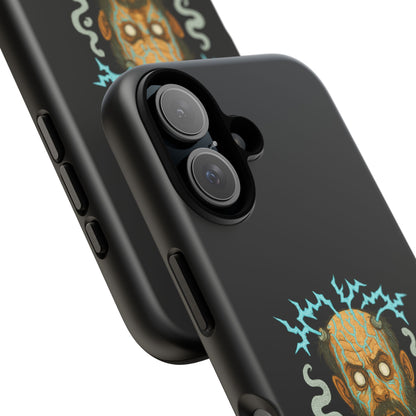 Phone Case — “I’m Not Charged Up… I’m Barely Contained” Electric Horror Design