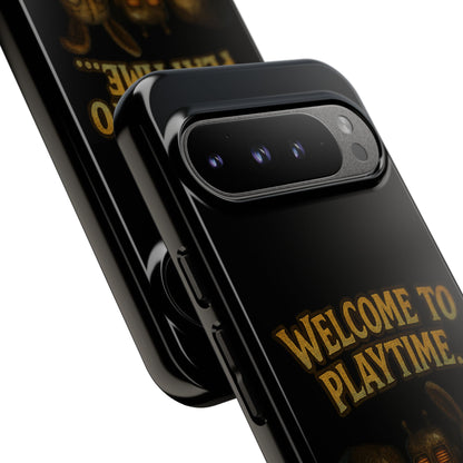 Phone Case — "Welcome to Playtime... Permanently." Horror Game Character Protective Case