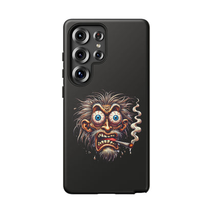 Phone Case — Wild Cartoon Monster Smoking Design