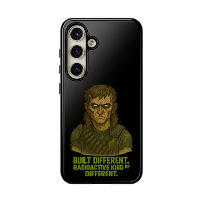 Phone Case — "Built Different, Radioactive Kind of Different" Mutant Design
