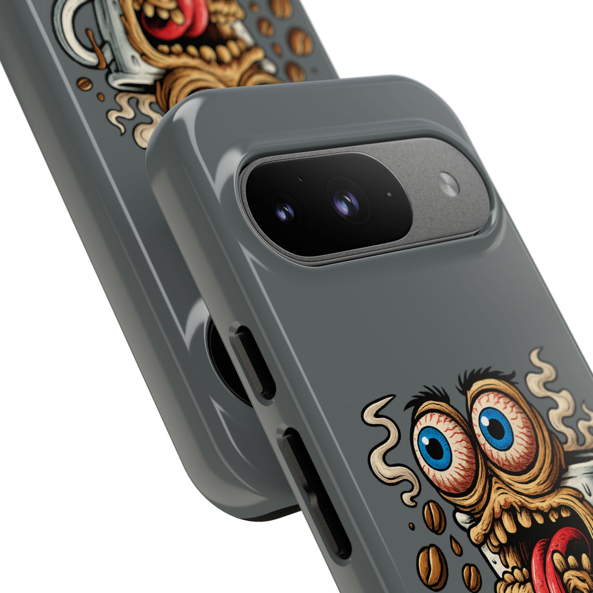 Phone Case — "This Isn't a Cup, It's a Cry for Help" Coffee Monster Design