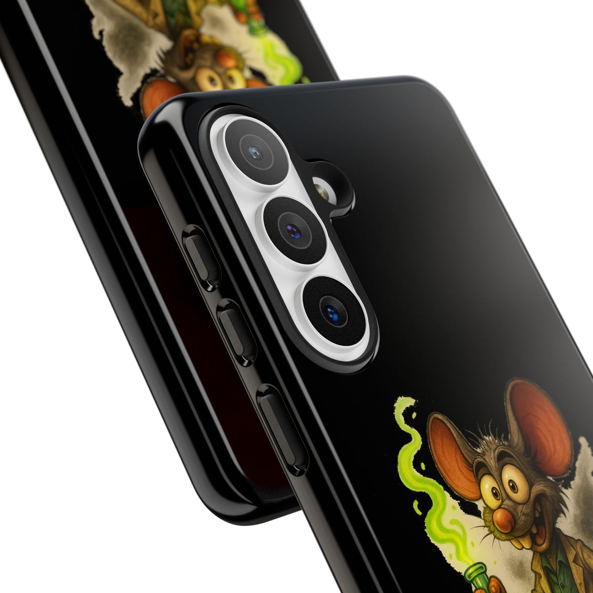 Phone Case — Funny Cartoon Rat "Oops That Wasn't Cheese" Protective Cover