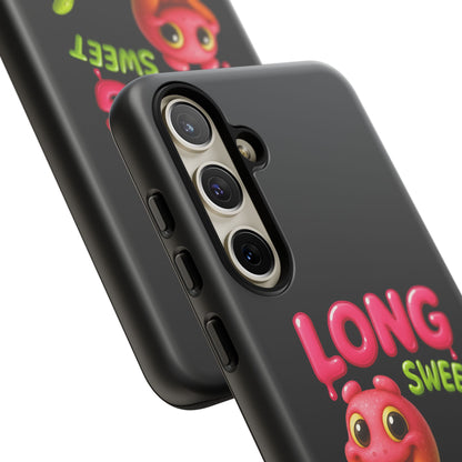Phone Case — "Long Sweet Sticky" Cute Candy Snake Protective Case