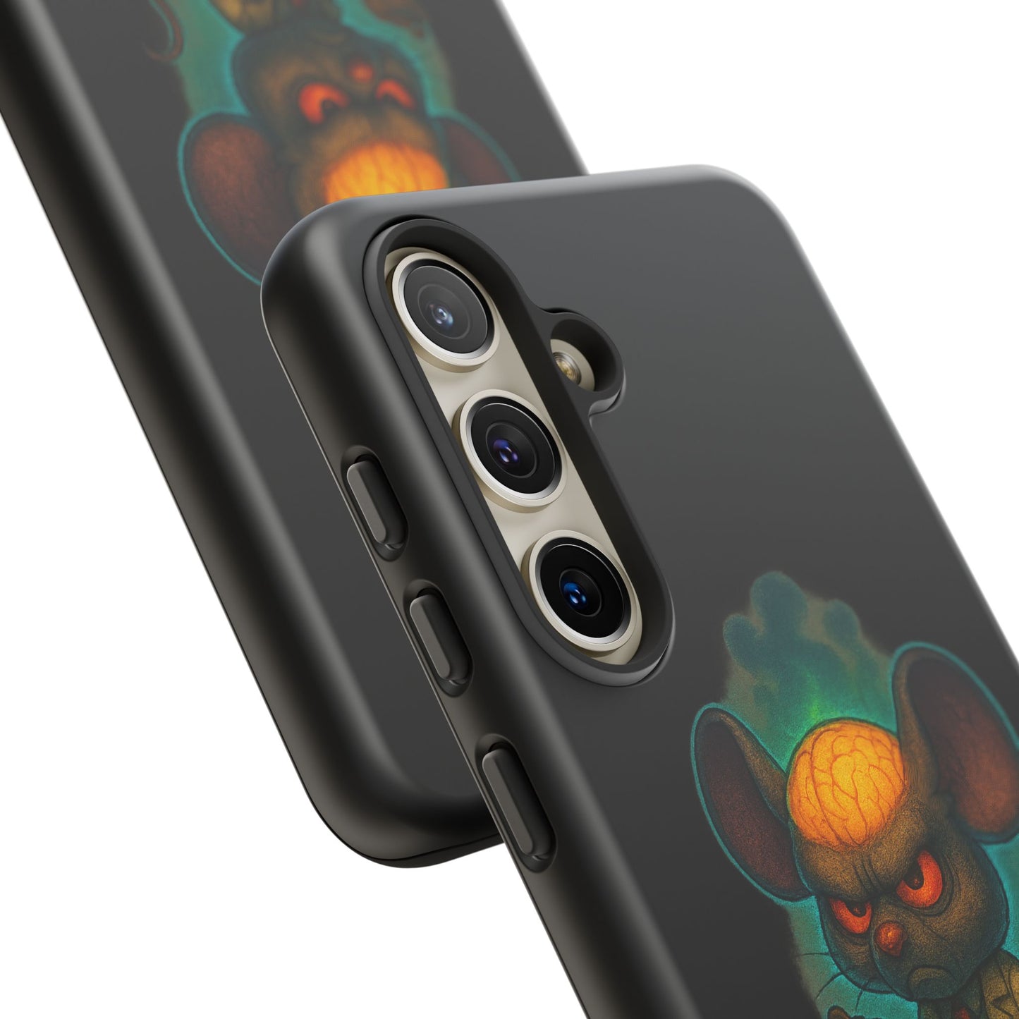 Phone Case — 'You'll Be Cheese in the Simulation' Angry Detective Mouse Graphic