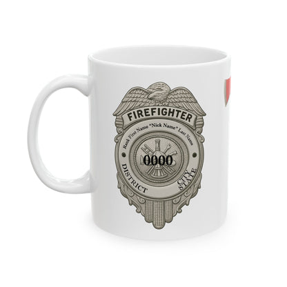 In the Heat of Danger – Firefighter Tribute Mug