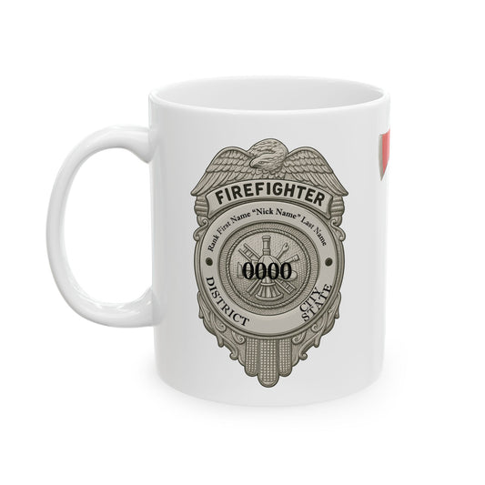 In the Heat of Danger – Firefighter Tribute Mug