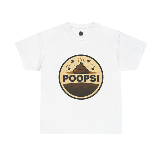 Poopsi Logo Tee | Funny Poop Graphic T-Shirt