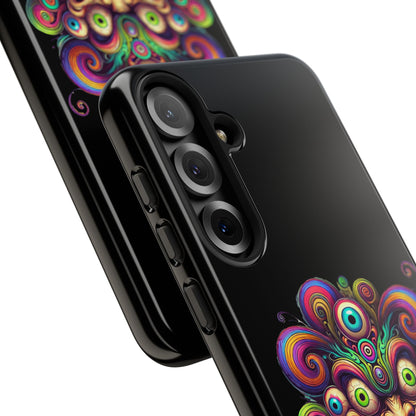 Psychedelic Jester Phone Case — Colorful Creepy Clown Tough Case