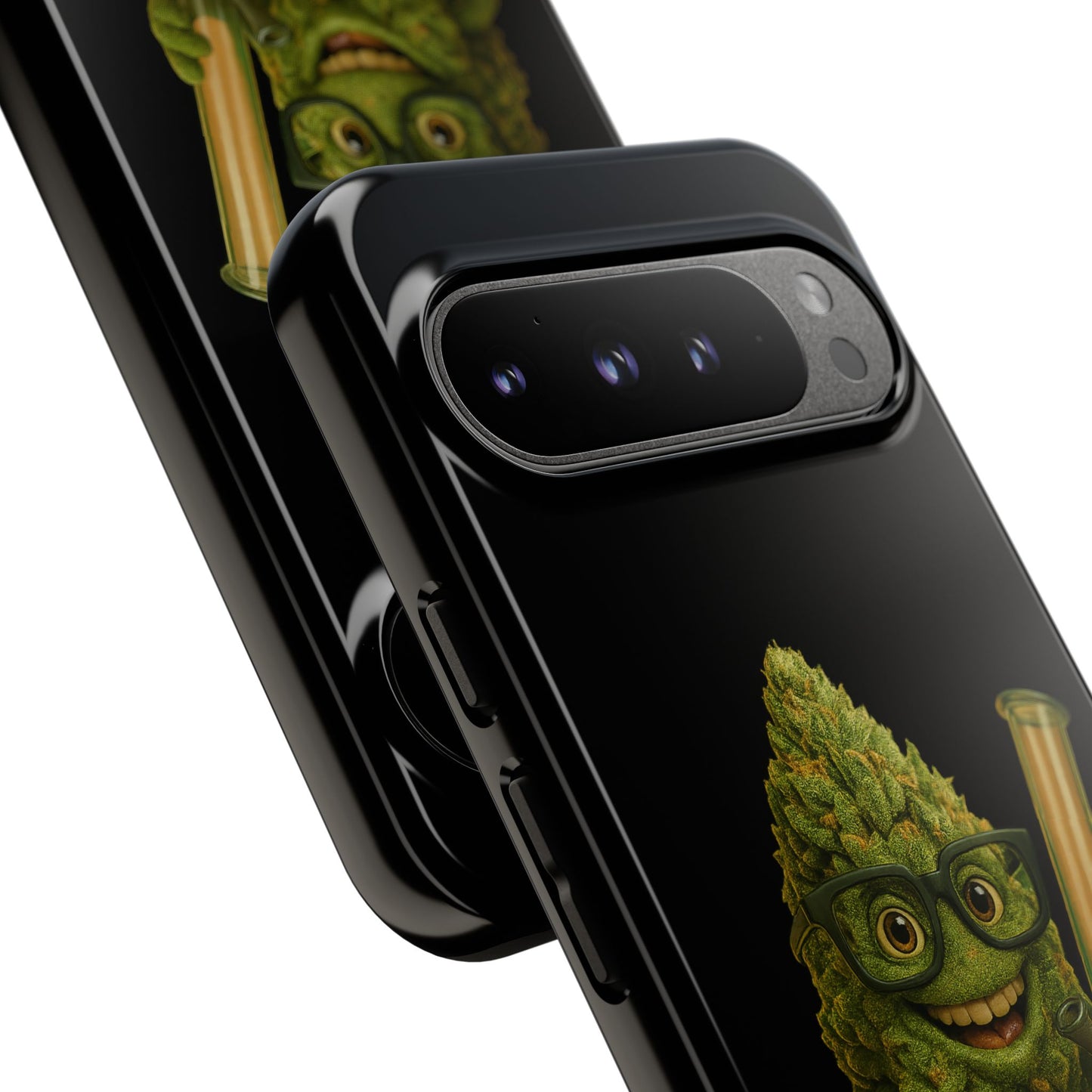 Phone Case — "Educated. Medicated. Elevated." Cute Bud Scientist Design