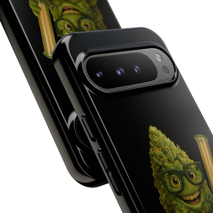 Phone Case — "Educated. Medicated. Elevated." Cute Bud Scientist Design