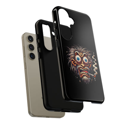 Phone Case — Wild Cartoon Monster Smoking Design