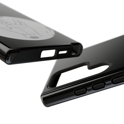 Spock Live Long Phone Case — Vulcan Salute Moon Graphic