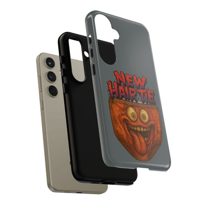Phone Case — 'New Hairte' Funny Grinning Tongue-Out Monster Design