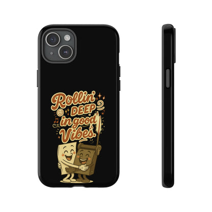 Phone Case — "Rollin' Deep in Good Vibes" Cartoon Retro Design
