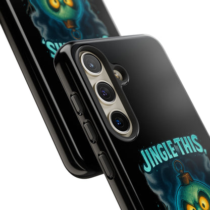 Phone Case - 'Jingle This, Santa' Spooky Holiday Protective Case