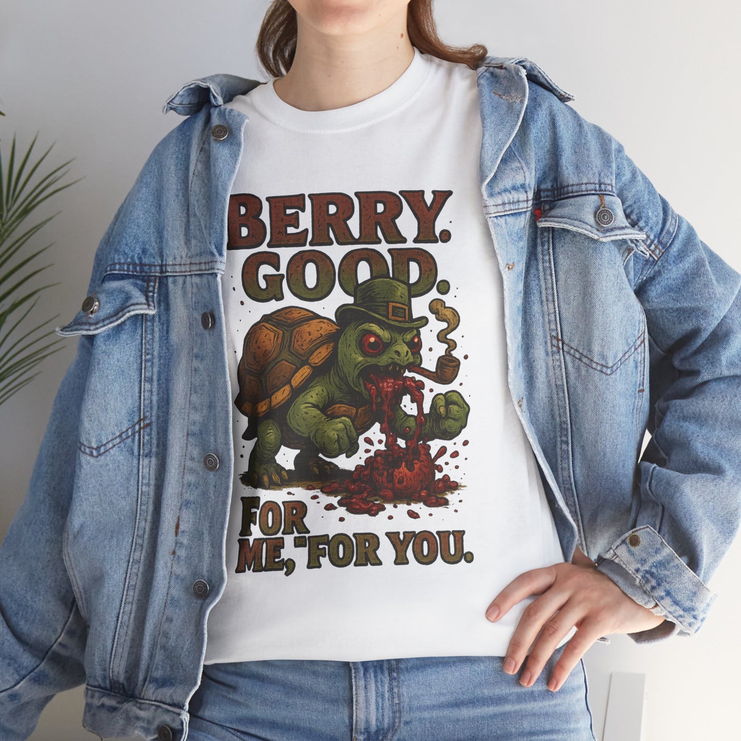 Berry Good Turtle tee | Retro horror turtle illustration