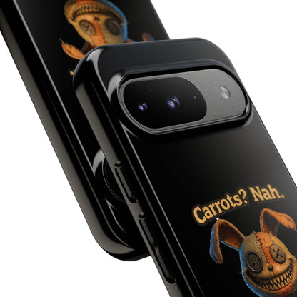 Phone Case — Creepy Bunny "Carrots? Nah. I crave screams." Horror iPhone Case