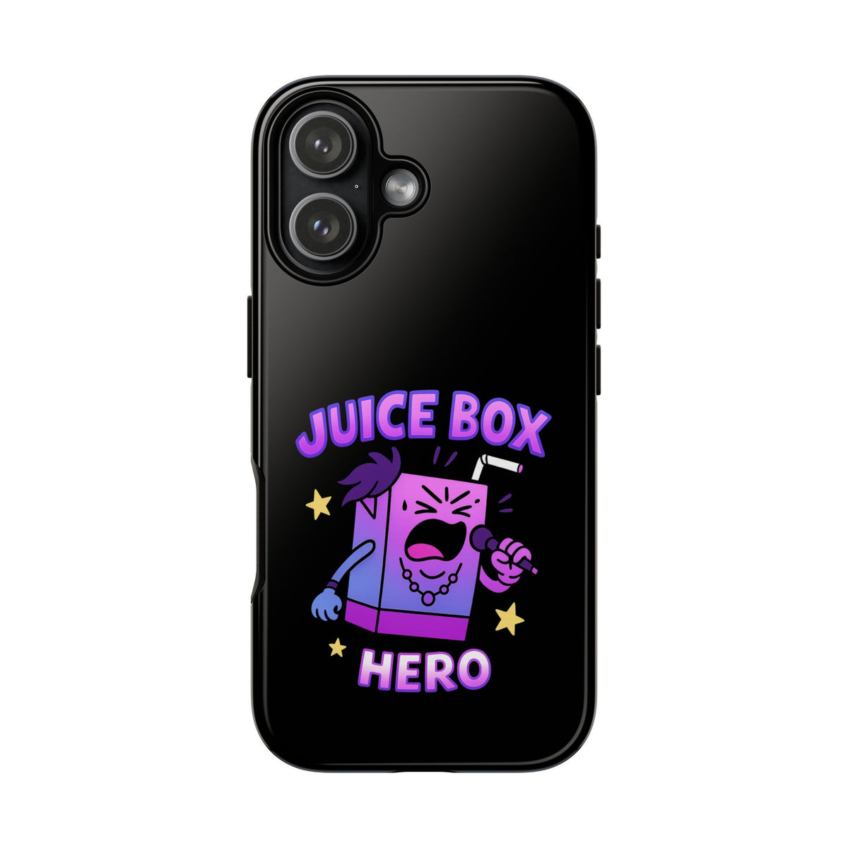 Phone Case — 'Juice Box Hero' Cute Cartoon Protective Cover