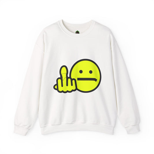 Middle Finger Emoji Crewneck Sweatshirt