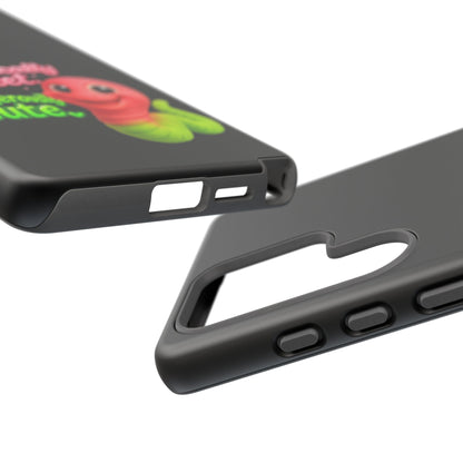 Phone Case — "Hiss-tically Sweet, Dangerously Cute" Worm Design