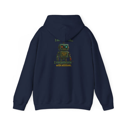 Retro Robot Hoodie — 'I Am Not A Toy' Vintage Toy Bot Sweatshirt