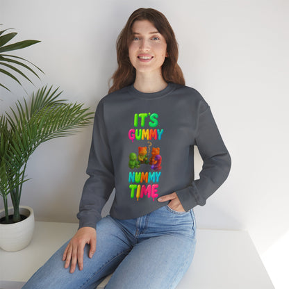 It’s Gummy Nummy Time Crewneck Sweatshirt