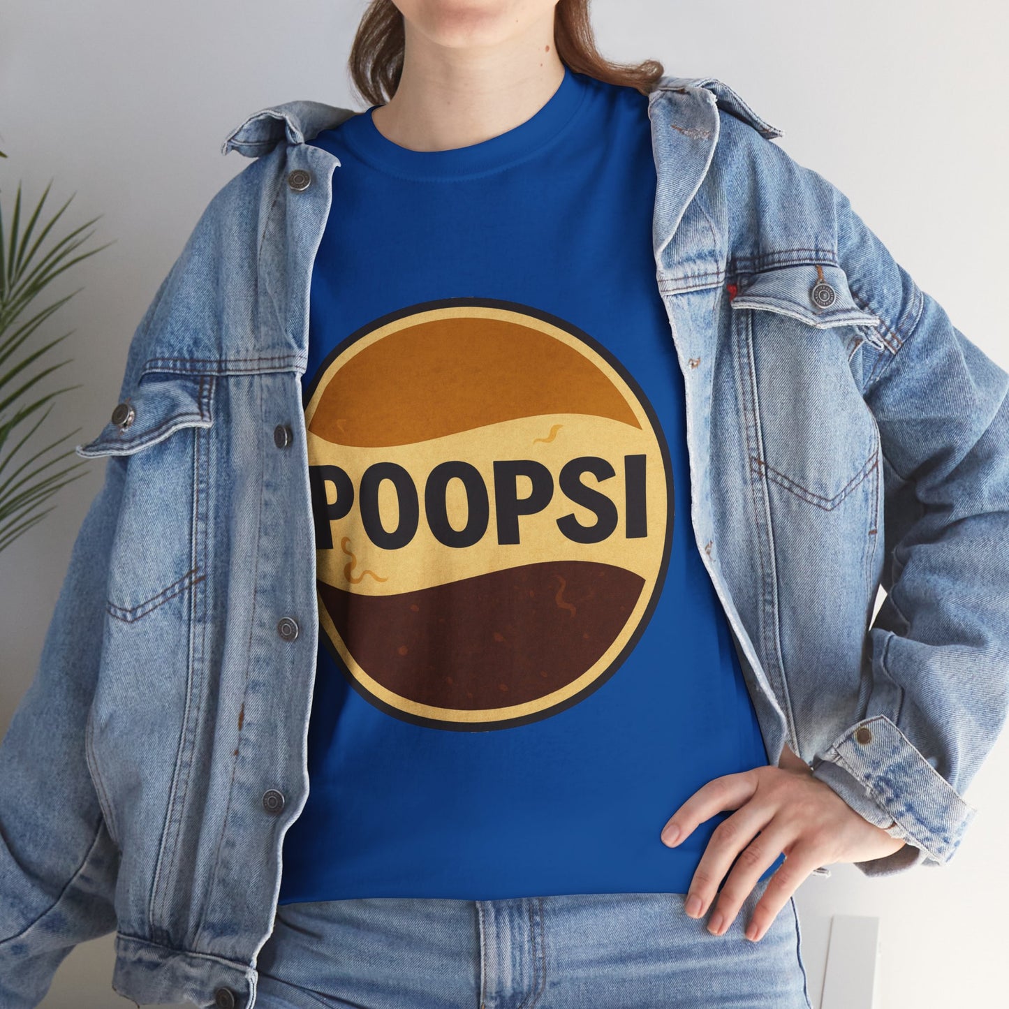 POOPSI logo tee | Retro soda parody shirt