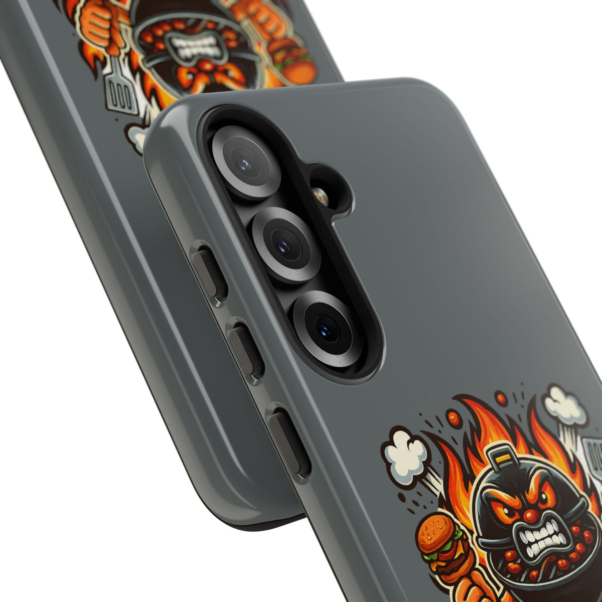 Grilling Phone Case — "Charcoal Is the Last Bastion of Liberty" BBQ Design