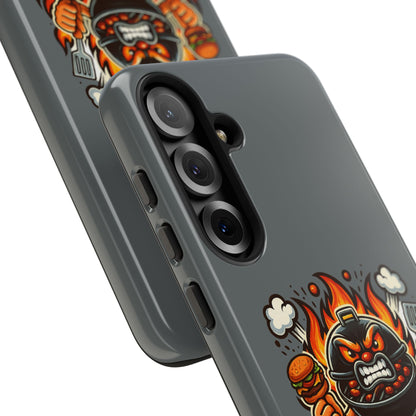 Grilling Phone Case — "Charcoal Is the Last Bastion of Liberty" BBQ Design