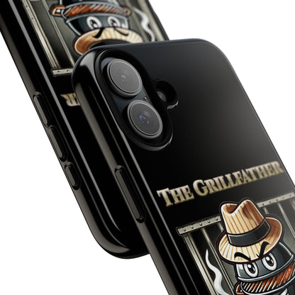 Grillfather Personalized Phone Case — Funny BBQ Smoker Design