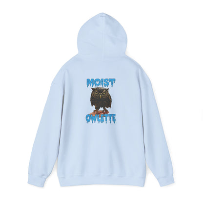 Owl Graphic Hoodie – “Must Owelette” Retro Drip Design
