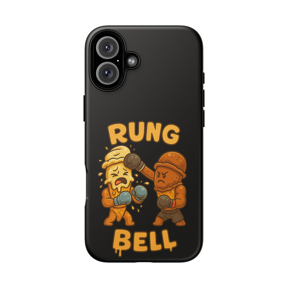 Phone Case — "Rung Bell" Boxing Cartoon Protective Cover