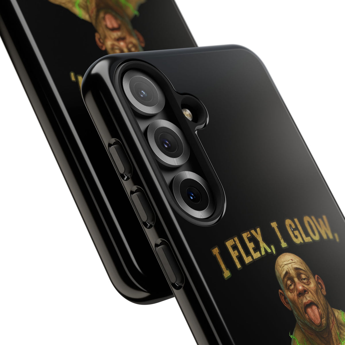 Phone Case — I Flex, I Glow Funny Muscular Guy Phone Cover