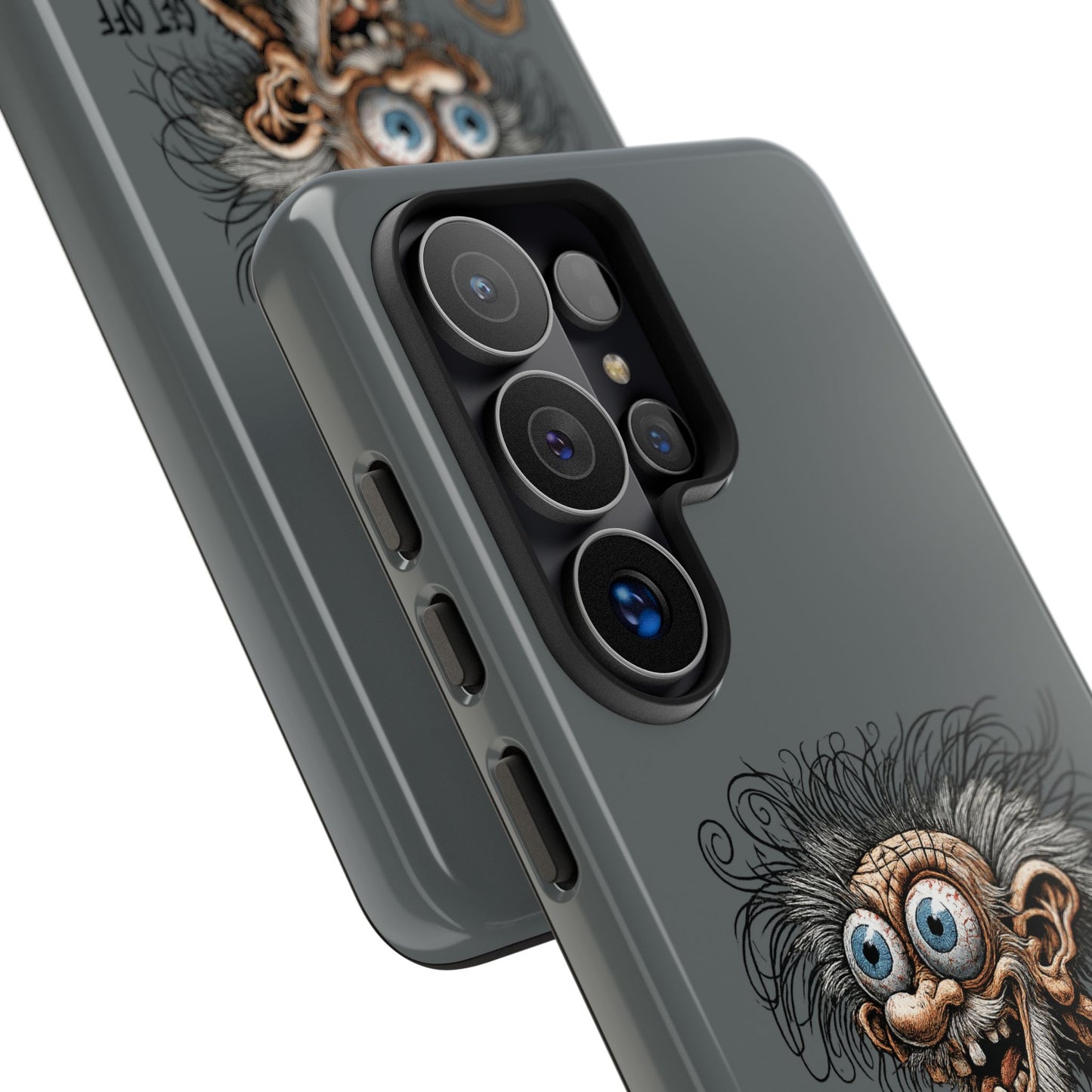 Phone Case — Funny Grumpy Troll Design: “Get Off My Lawn” Protective Cover