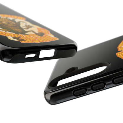 Corny Horror Phone Case - “Kernel of Truth, Completely Insane” Retro Corn Monster