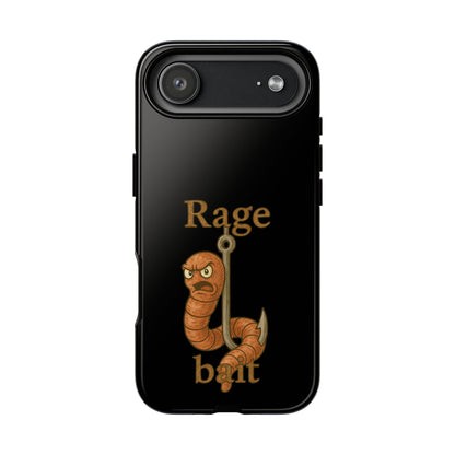 Phone Case — "Rage Bait" Angry Worm Fishing Design