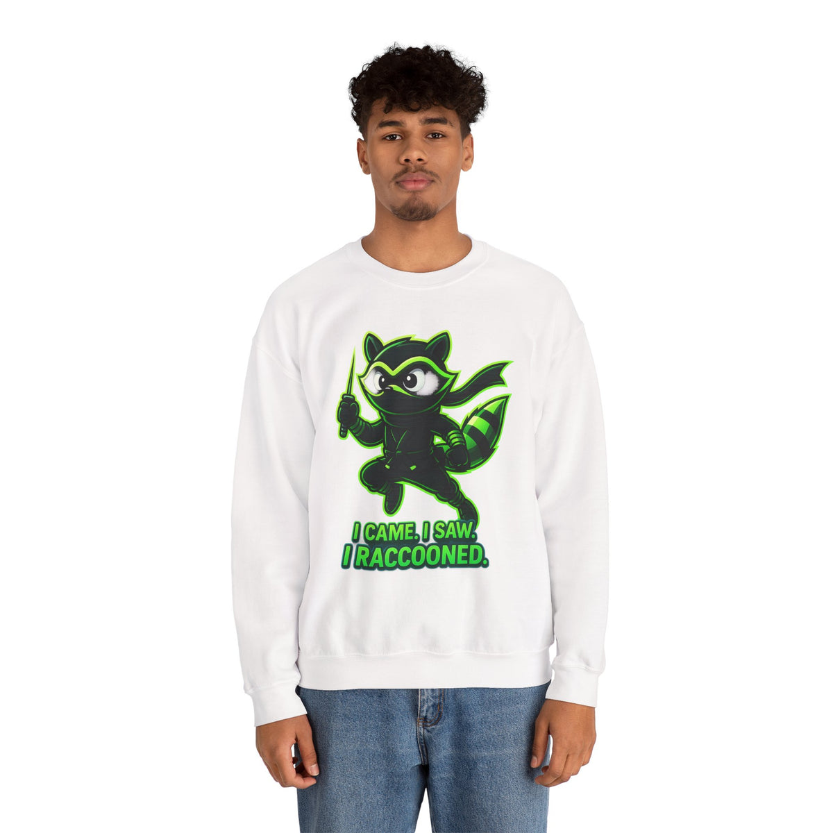 I Raccooned Ninja Crewneck