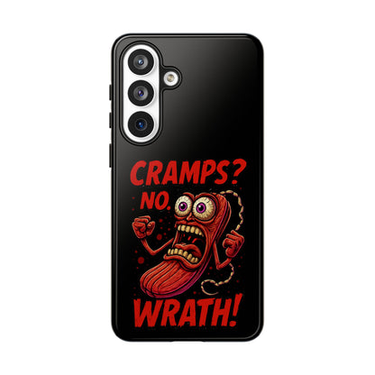 Phone Case — "Cramps? No, Wrath!" Retro Hot-Pepper Graphic