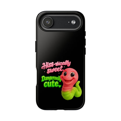 Phone Case — "Hiss-tically Sweet, Dangerously Cute" Worm Design