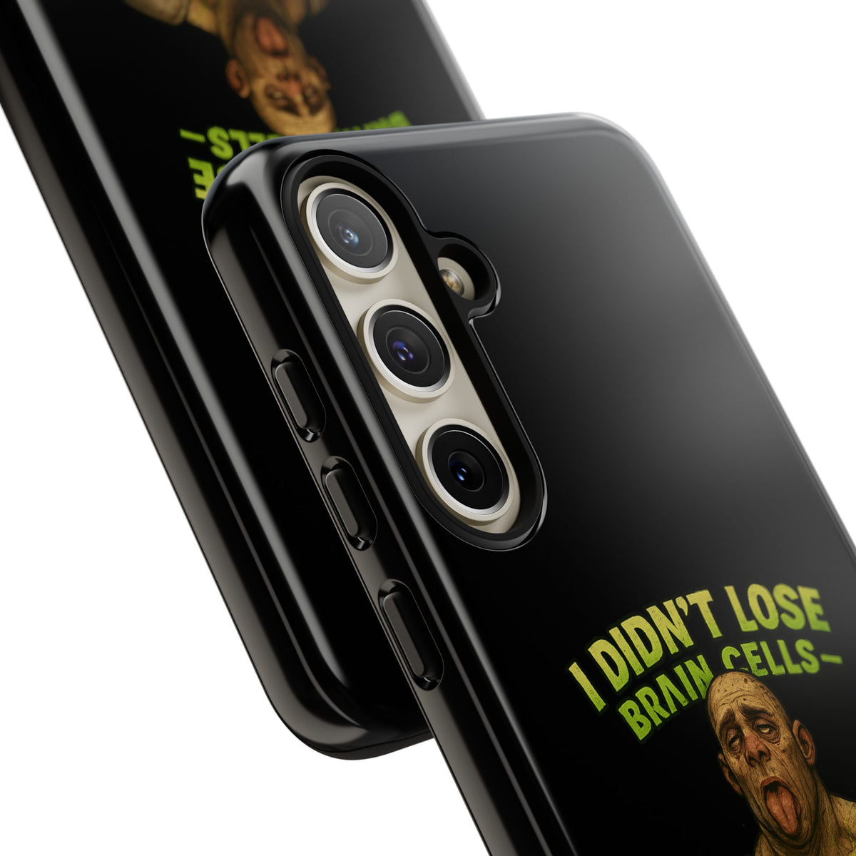 Phone Case — "I Didn't Lose Brain Cells, Someone Stole Them" Funny Zombie Warrior Protective Cover