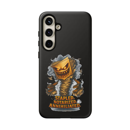 Phone Case — Stapled, Notarized, Annihilated Lightning-Fast Protective Case