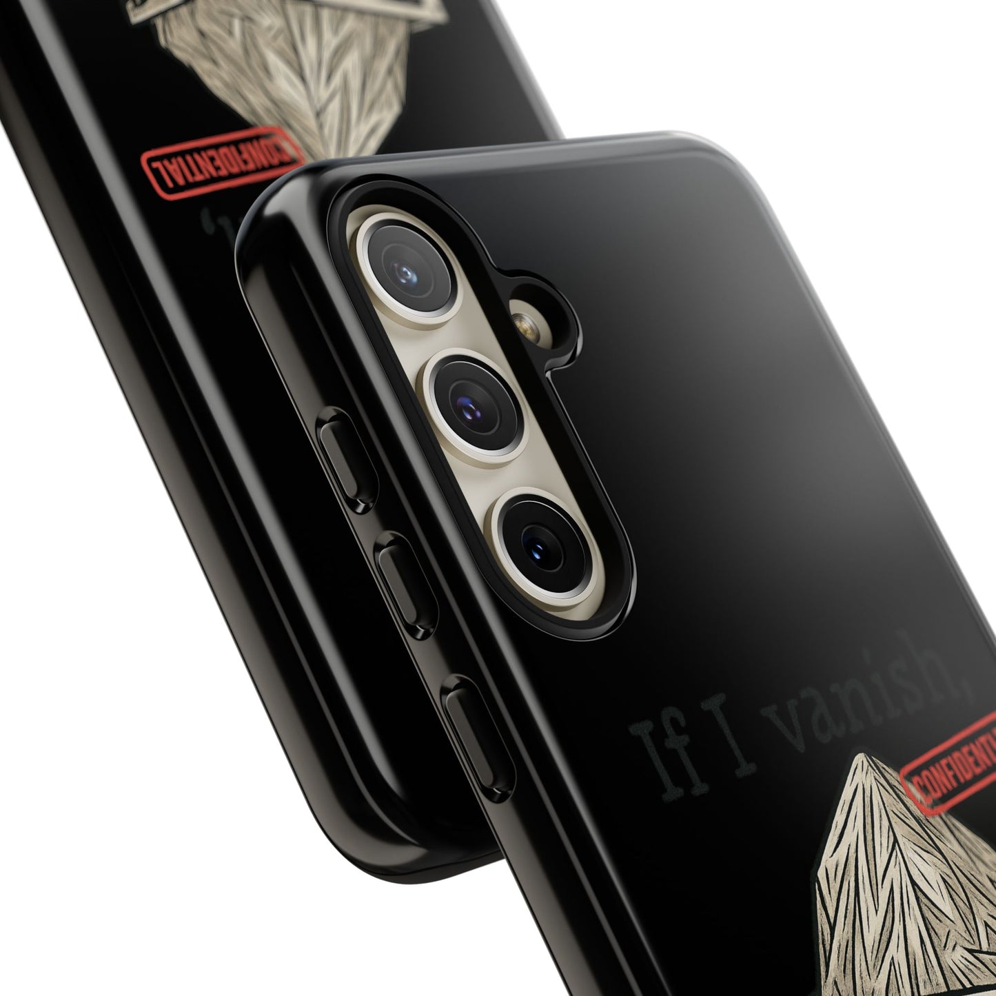 Conspiracy Tin-Foil Hat Phone Case — If I Vanish, Tell the Pigeons I Knew (Confidential)