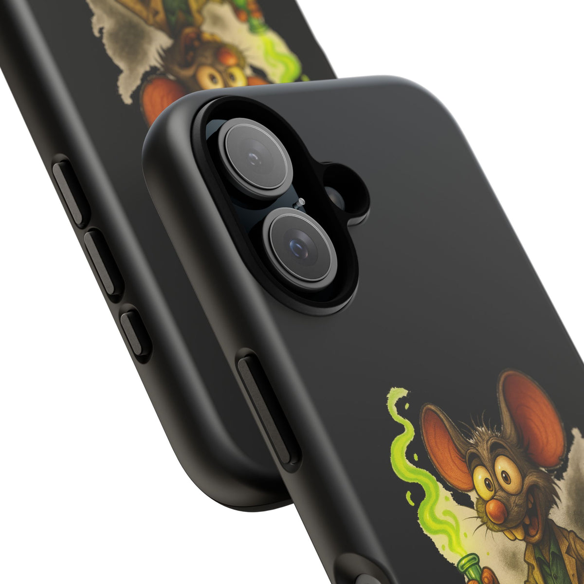 Phone Case — Funny Cartoon Rat "Oops That Wasn't Cheese" Protective Cover