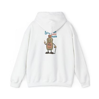 Slippin’ Outta Trouble Hoodie – Blue Script Edition