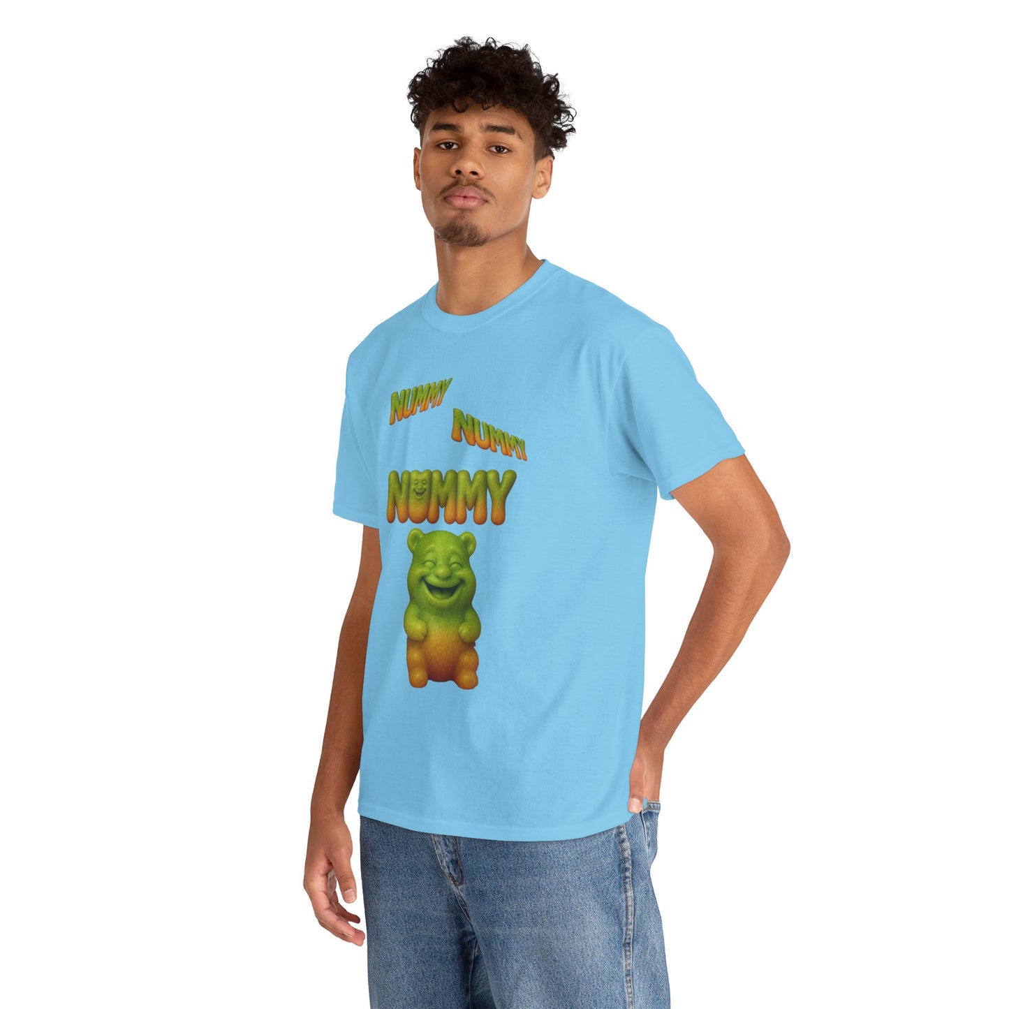 Nummy Gummy Tee — Cute Green Gummy Bear Graphic T-Shirt