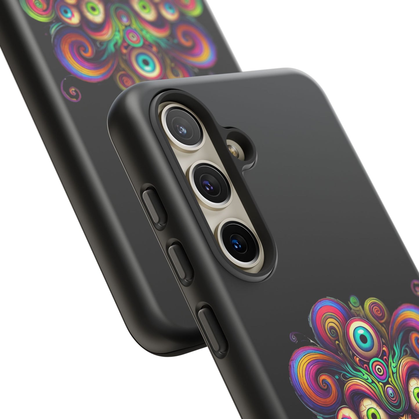 Psychedelic Jester Phone Case — Colorful Creepy Clown Tough Case